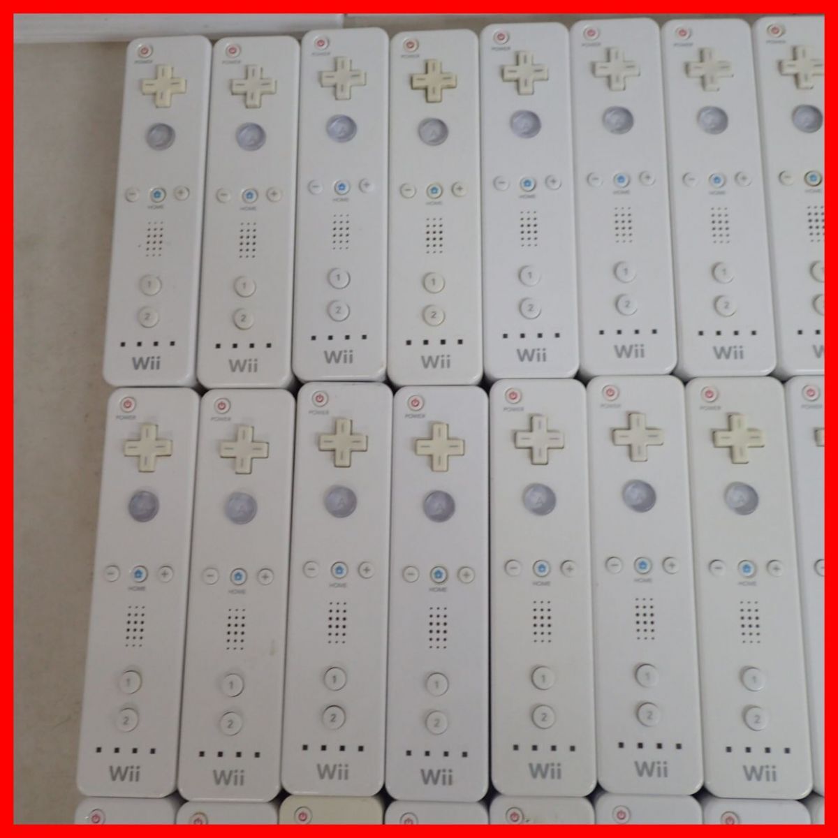Wii リモコン コントローラ RVL-003 シロ まとめて 50個 大量セット 任天堂 Nintendo シリコンカバー付き【20_画像2