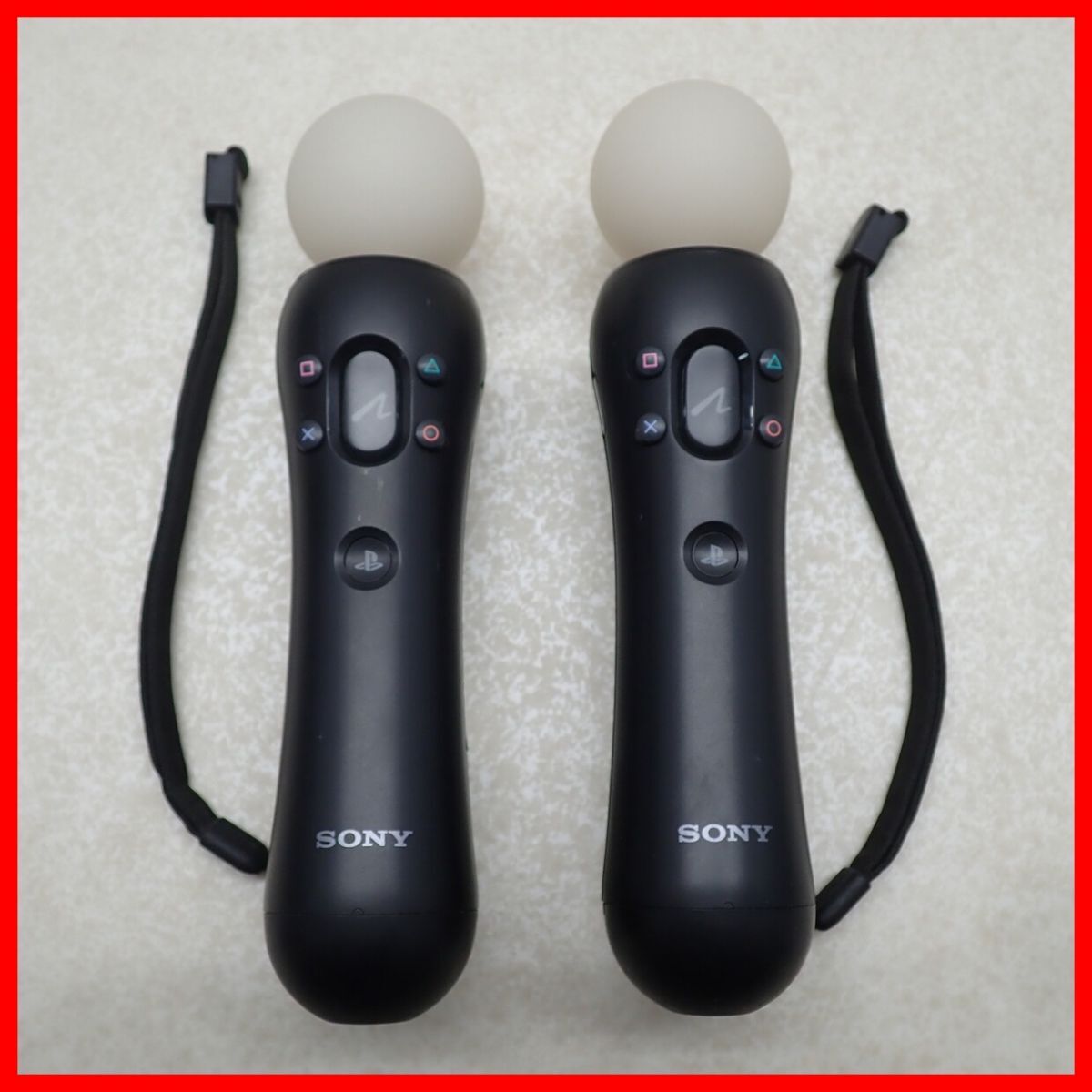 PS4/PS3 プレステ4/プレステ3 PlayStation Move モーションコントローラー 2個 + PS4 PlayStation Camera まとめてセット 通電のみ確認【10_画像2