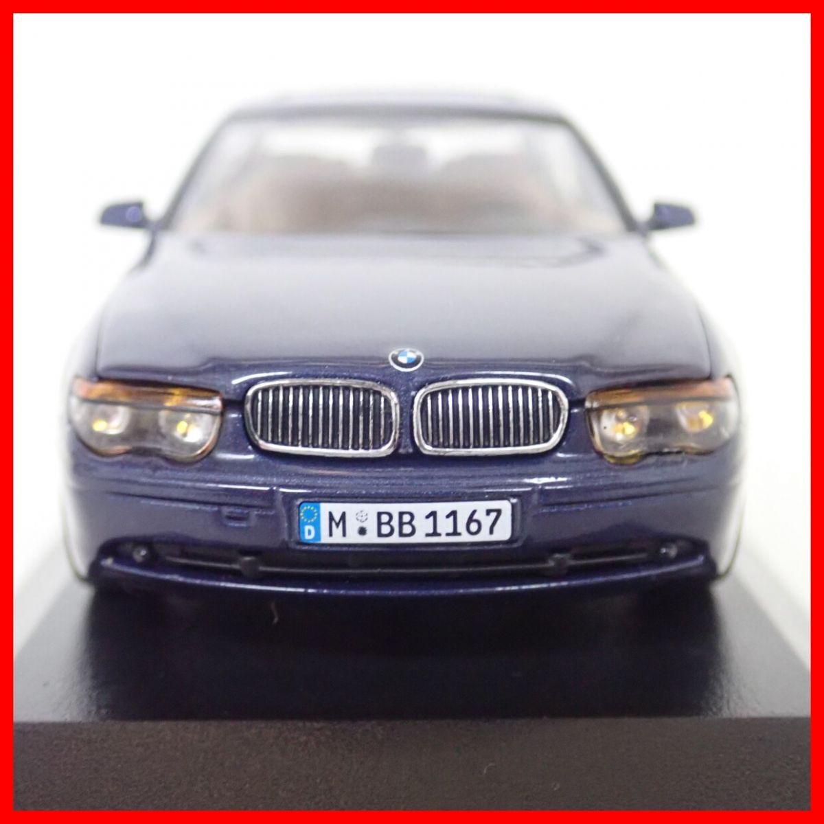 ☆PMA 1/43 BMW 7シリーズ 2001 ブルーメタリック 431020204 BMW 7-series 2001 Blue metallic ミニチャンプス MINICHAMPS【10_画像5