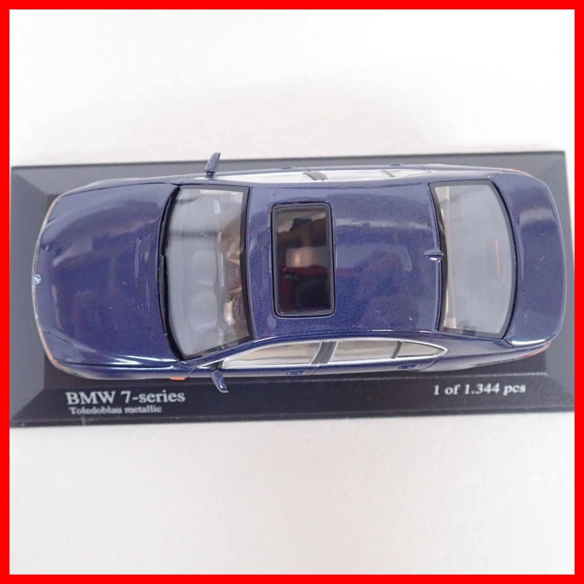 ☆PMA 1/43 BMW 7シリーズ 2001 ブルーメタリック 431020204 BMW 7-series 2001 Blue metallic ミニチャンプス MINICHAMPS【10_画像7