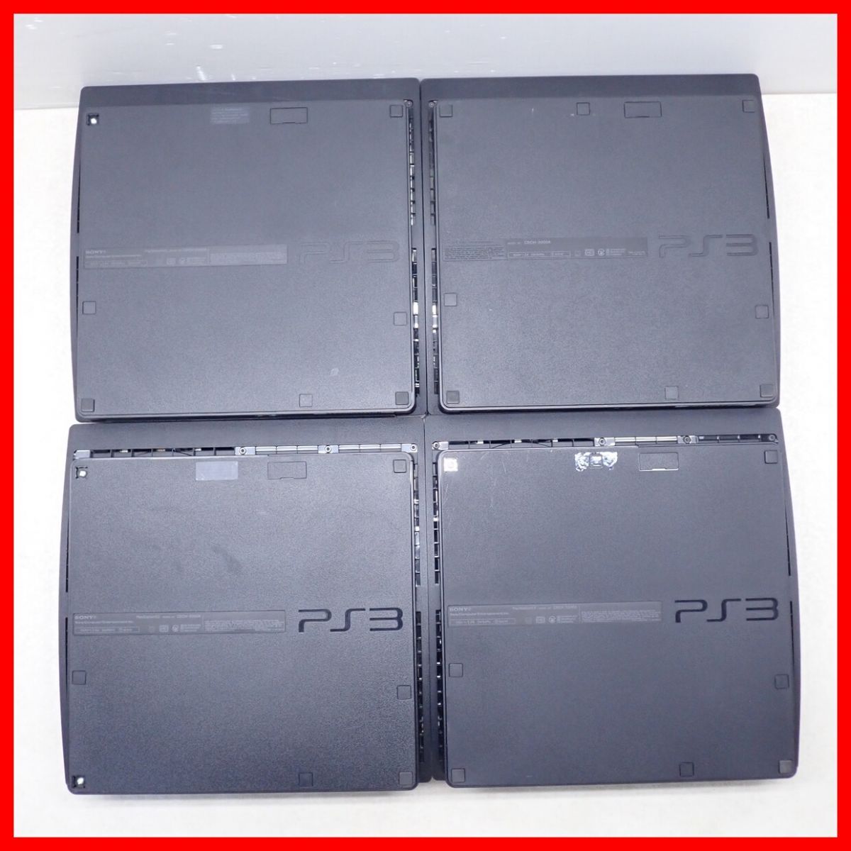  operation goods PS3 PlayStation 3 body only CECH-2000A/2000B/2500A/3000A charcoal * black together 4 pcs. set PlayStation3 SONY Sony [40