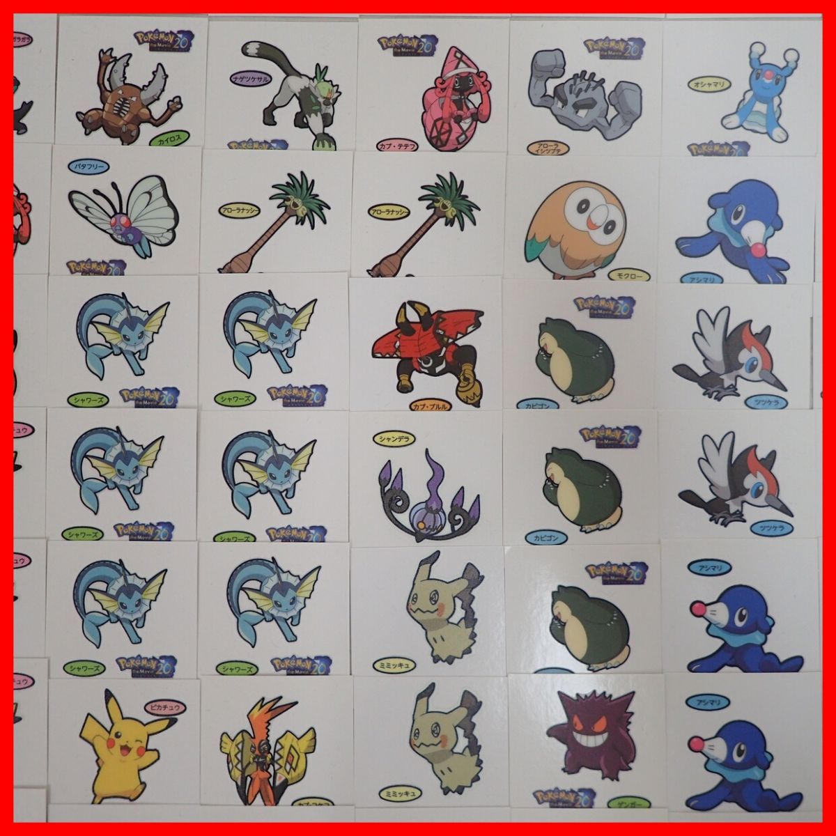 ∂ Pocket Monster Pokemon хлеб наклейка Пикачу / Arrow lalaichuu/ Arrow lakyu куркума и т.п. совместно 400 листов много комплект Pokemon [10