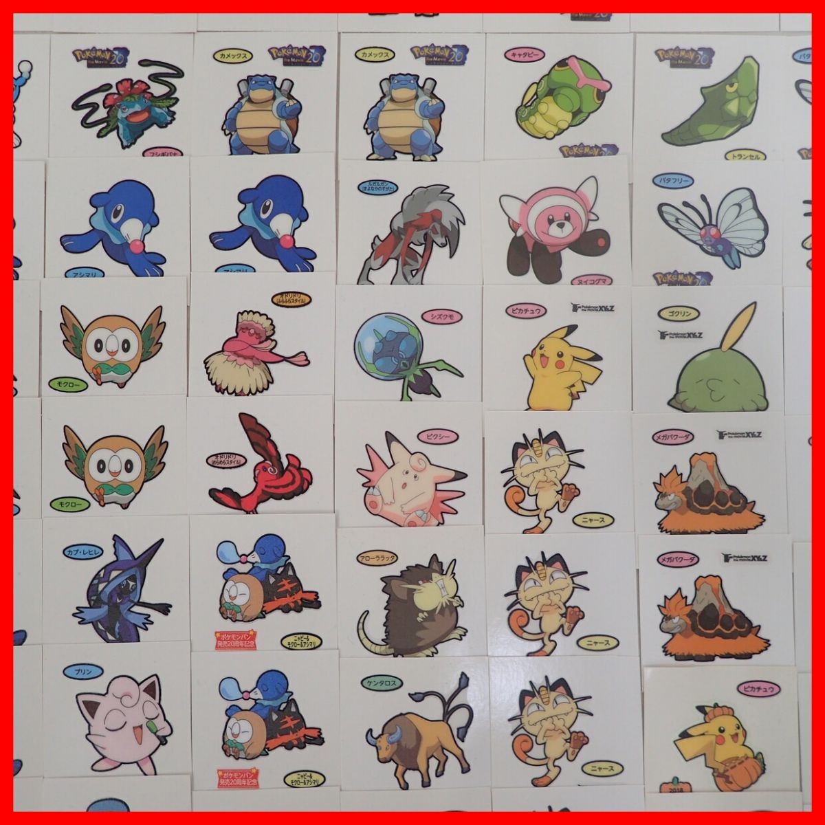 ∂ Pocket Monster Pokemon хлеб наклейка Пикачу / Arrow lalaichuu/ Arrow lakyu куркума и т.п. совместно 400 листов много комплект Pokemon [10