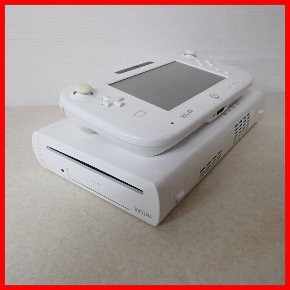 動作品 WiiU 32GB 本体 シロ Nintendo 任天堂【20_画像8