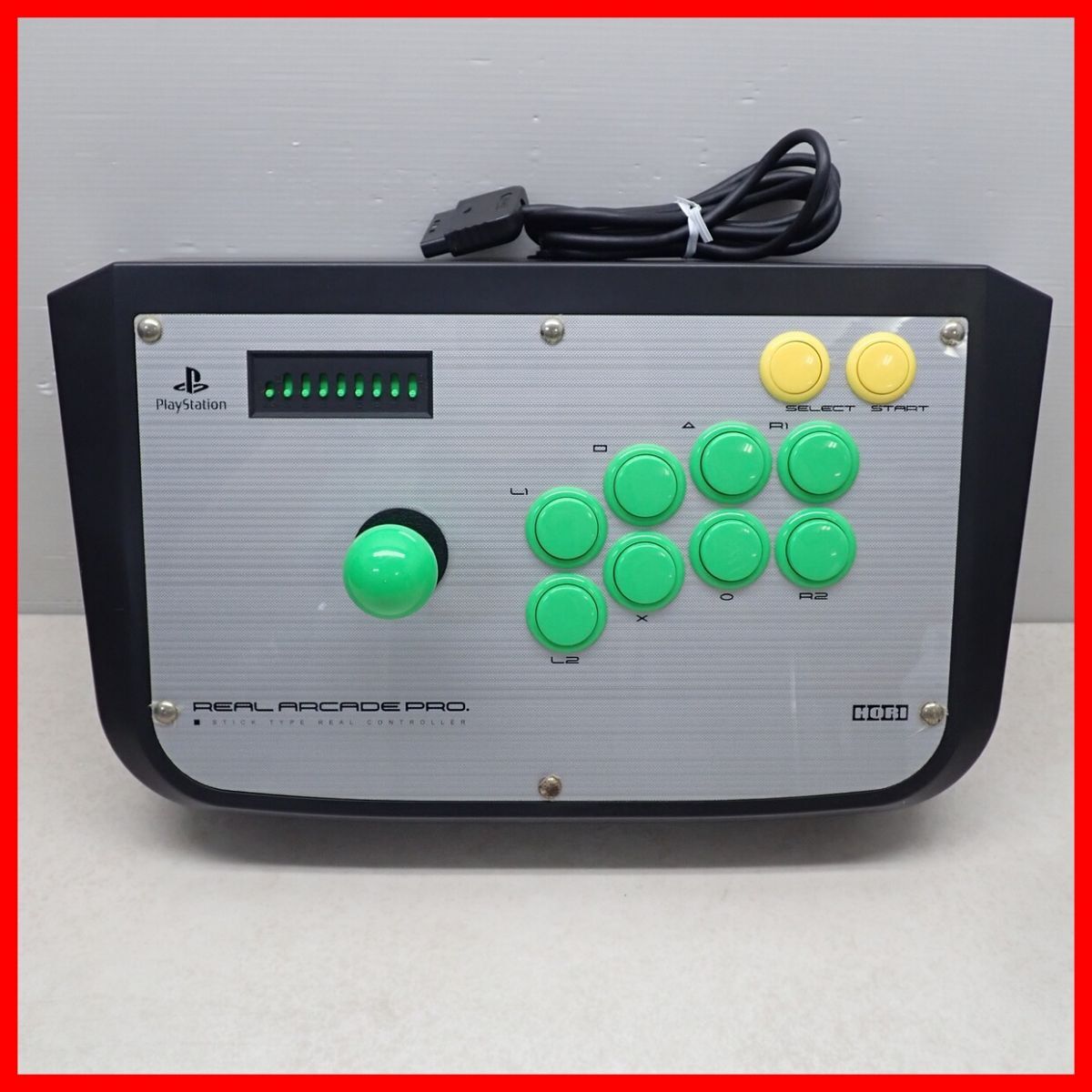 動作品 PS2/PS/PS one プレステ/プレステ2 HORI リアルアーケードプロ HP2-134 REAL ARCADE Pro. RAP ホリ PlayStation2【20_画像1