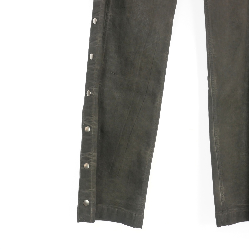 ダークシャドウ DRKSHDW リックオウエンス 24SS DENIM PUSHER PANTS デニム プッシャーパンツ XS ダークダスト DU01D1393 SCF 国内正規 メ_画像4