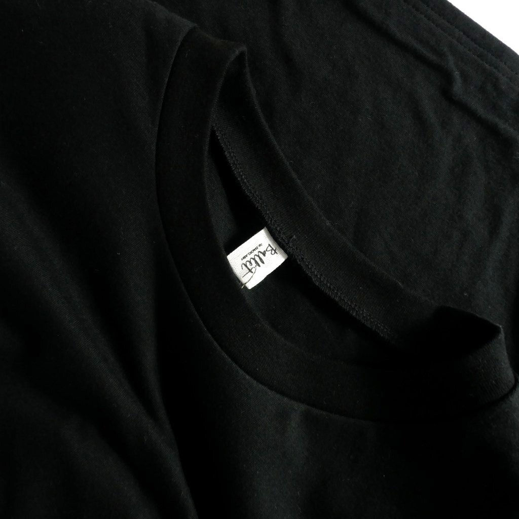 未使用品 バレエバイバックラッシュ BALLET BY. BACKLASH 肩パッド ノースリーブTシャツ カットソー F ブラック 黒 22-3-TO-15C レディース_画像4
