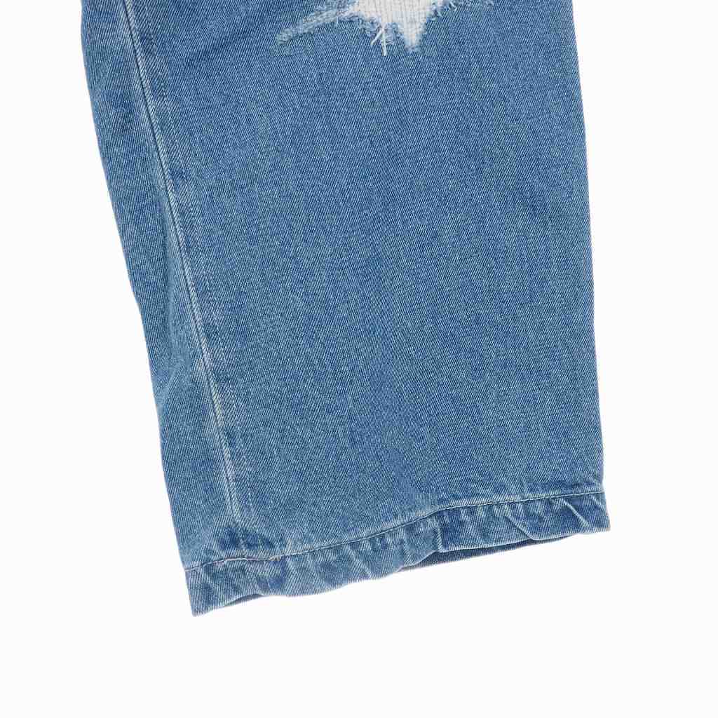 エクストララージ X-LARGE SKOLOCT EASY DENIM PANTS デニム ジーンズ パンツ ワイドパンツ L ブルー インディゴ 101233031025_画像5