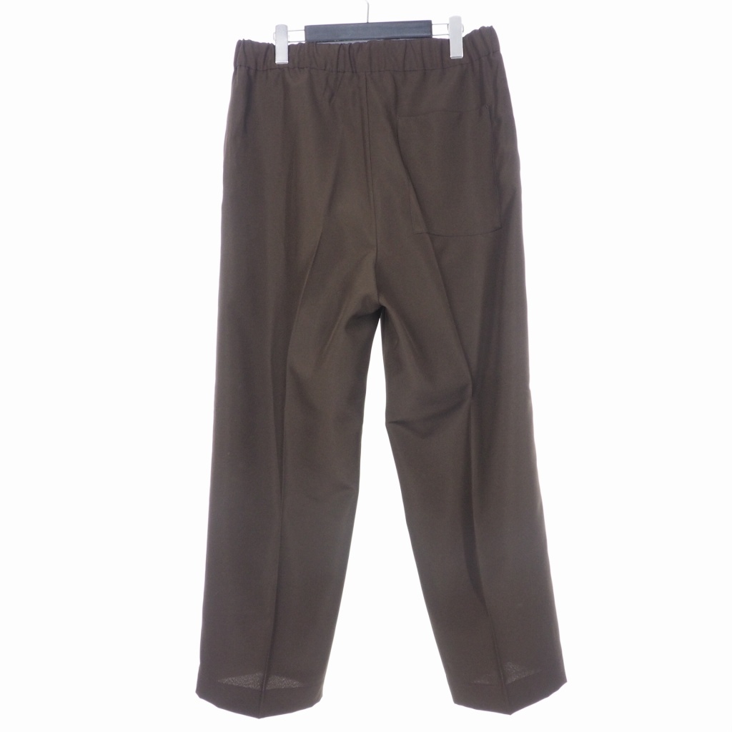 未使用品 オーエーエムシー OAMC 24SS BASE PANTS BROWN ベース パンツ スラックス S ブラウン 茶 24E28OAU88 メンズ_画像2