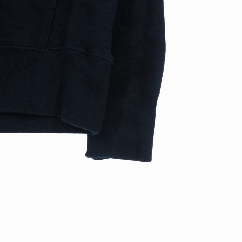 シュプリーム SUPREME Perforated Leather Hooded Sweatshirt Navy スウェットシャツ パーカー フロントロゴ S ネイビー_画像5