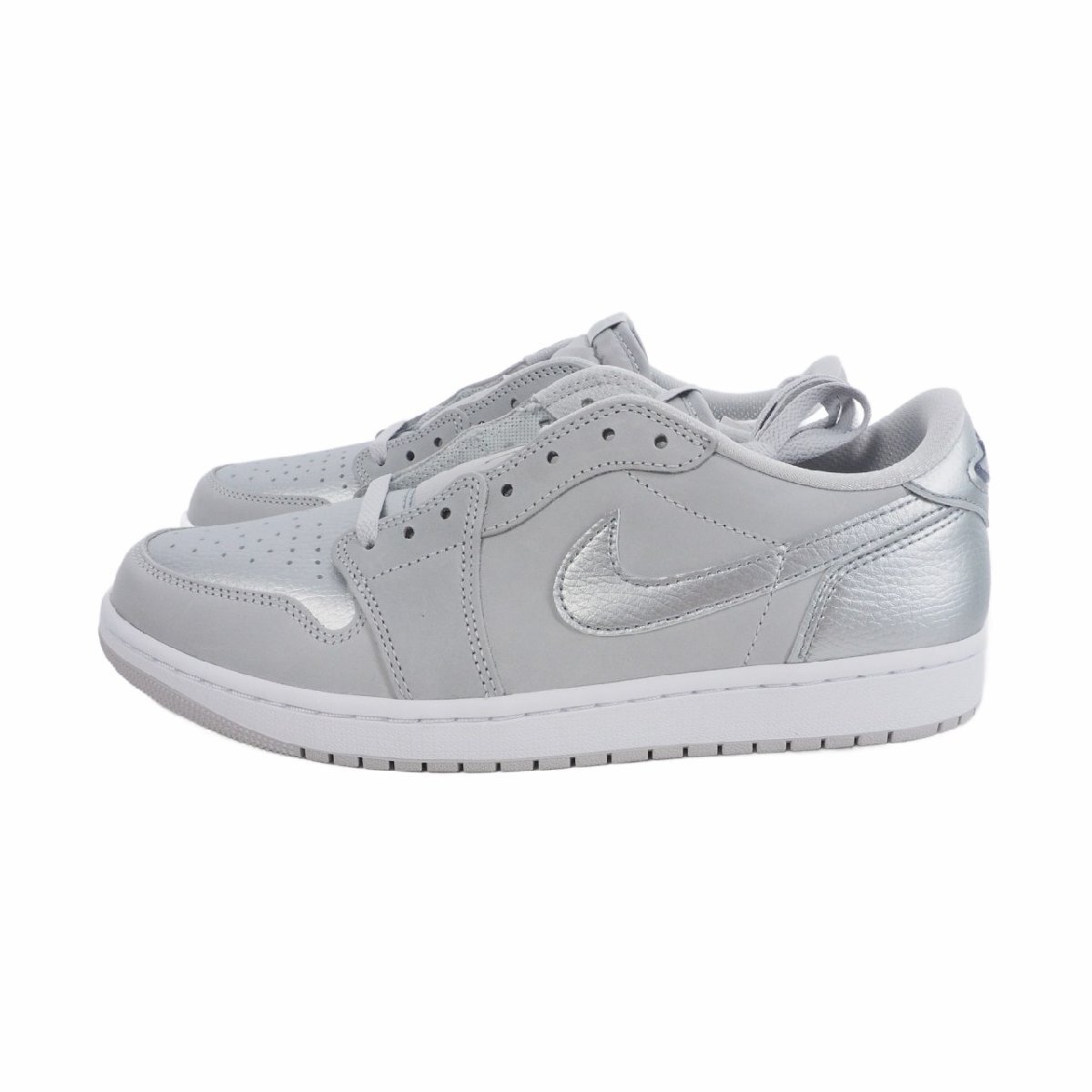 ナイキ NIKE Air Jordan 1 Retro Low OG エアジョーダン1 レトロ ロー スニーカー 29cm US11 シルバー グレーCZ0790 002 メンズ_画像3