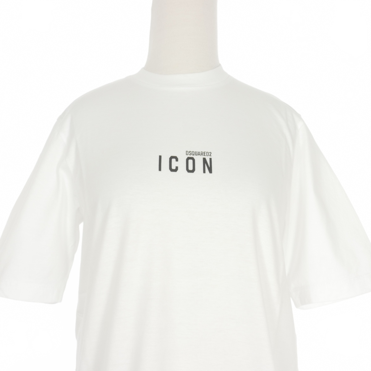 未使用品 ディースクエアード DSQUARED2 20AW Icon Mini Logo T-Shirt アイコン ロゴプリント Tシャツ カットソー 半袖 XS ホワイト 白_画像3