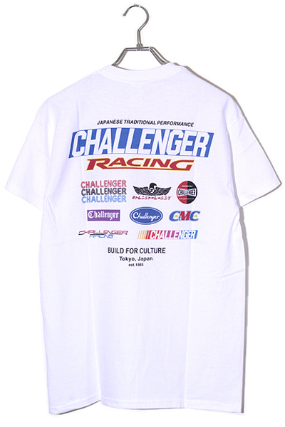 L 未使用品 2023AW CHALLENGER チャレンジャー CMC RACING LOGO TEE ロゴ 半袖Tシャツ WHITE ホワイト CLG-TS023-053 /■In2 メンズ_画像1