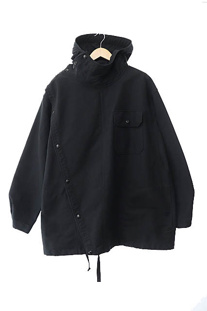 エンジニアードガーメンツ Engineered Garments Sonor Shirt Jacket ソナー シャツ ジャケット ブルゾン M 黒 ブラック ブランド古着ベクト_画像1