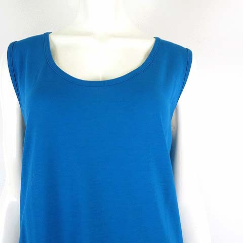  Kei kokisiKEIKO KISHI by nosh tunic One-piece no sleeve cotton M 2 turquoise blue light blue beautiful goods lady's 