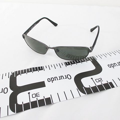 ポリス POLICE サングラス ORIGINS SPORT SPLC57J 61□15 COL.627P 135 Polarized Lenses メタルフレーム 黒系 ブラック フルリム 眼鏡 ア_画像8