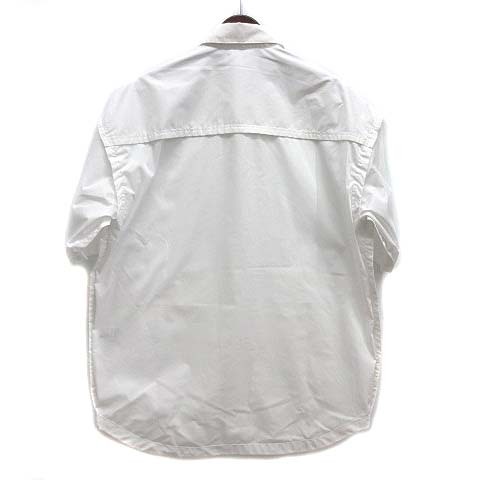 ジーユー GU アンダーカバー UNDERCOVER 2024SS ジップポケット シャツ 半袖 ホワイト 白 S 351027 メンズ_画像2