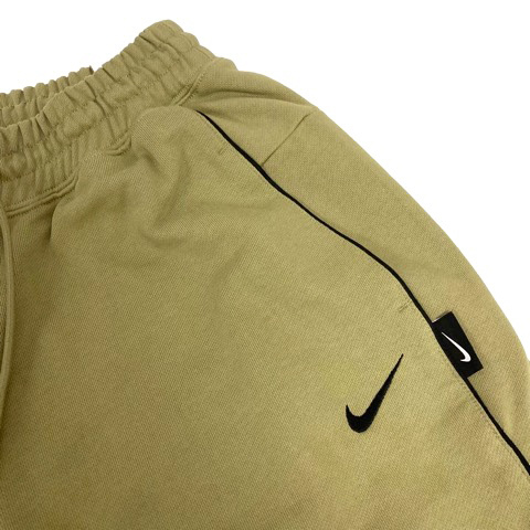 未使用品 ナイキ NIKE DX0565-276 SWOOSH FLEECE PANTS スウェットパンツ スウッシュ フリース ロゴ M 緑 カーキ オリーブ メンズ_画像6