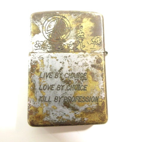 ジッポー ZIPPO 動作未確認 ベトナム ヴィンテージ TAN SON NHUT タンソンニャット オイルライター 銅色 メンズ_画像2