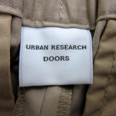 アーバンリサーチ ドアーズ URBAN RESEARCH DOORS ガウチョパンツ ワイドパンツ 七分丈 無地 36 S ベージュ /YS26 レディース_画像6