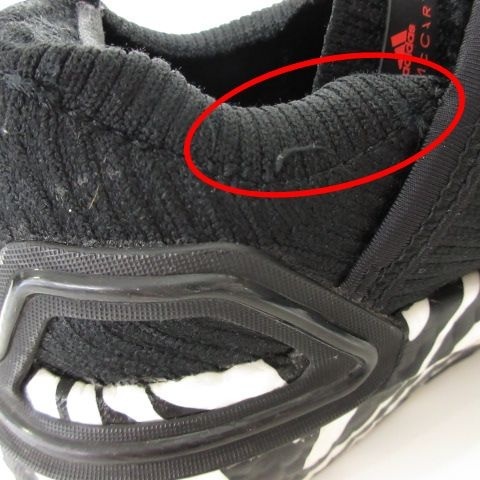 ステラマッカートニー STELLA McCARTNEY × アディダス adidas ウルトラブースト 2.0 スニーカー ランニングシューズ 靴 24cm 黒ブラック_画像7