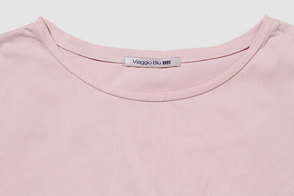 2021SS Viaggio Blu Viaggio Blu оборка используя тянуть over футболка cut and sewn 1 PINK розовый 2607-14044 /** женский 