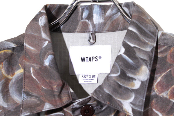 未使用品 2024SS WTAPS SIZE:3 CBW 02 / LS / COTTON. RIPSTOP. WED CAMO. IDENTITY WEDカモ柄 ミリタリーシャツ WED CAMO 241CWDT-SHM03 /_画像4