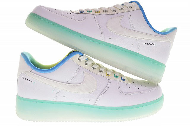 ナイキ NIKE 海外限定 AIR FORCE 1 LOW 07 PRM UNLOCK YOUR SPACE 27.5cm FJ7066-114 エア フォース ワン ロー アンロック ユア スペース24_画像2