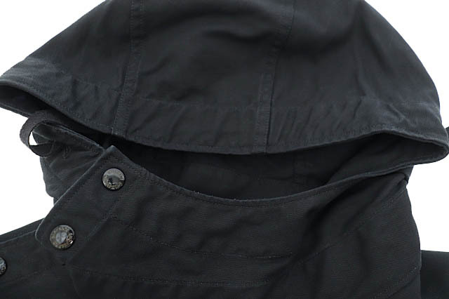 エンジニアードガーメンツ Engineered Garments Sonor Shirt Jacket ソナー シャツ ジャケット ブルゾン M 黒 ブラック ブランド古着ベクト_画像3
