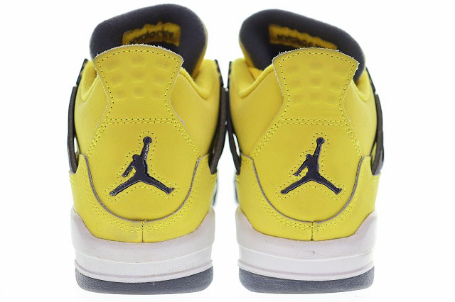 ナイキ NIKE GS AIR JORDAN 4 RETRO TOUR YELLOW 2021 22.5cm 408452-700 エア ジョーダン レトロ ツアー イエロー240515 レディース_画像4