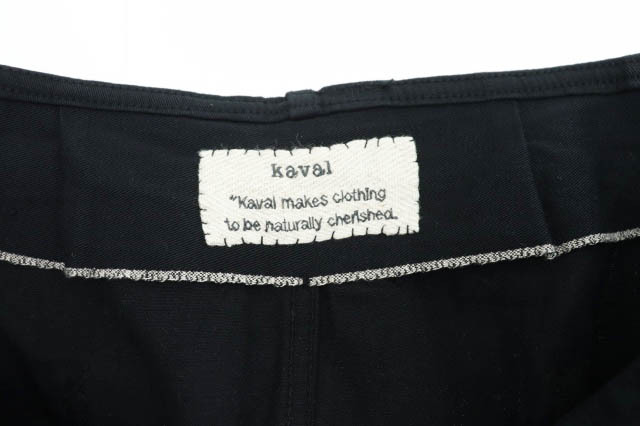 カヴァル Kaval painter pants ペインター パンツ M 黒 ブラック ブランド古着ベクトル 中古●240516 メンズ_画像3