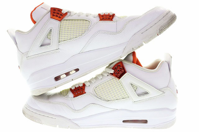 ナイキ NIKE AIR JORDAN 4 RETRO ORANGE METALLIC 2020 32cm CT8527-118 エア ジョーダン レトロ オレンジ メタリック 【ブランド古着ベク_画像3