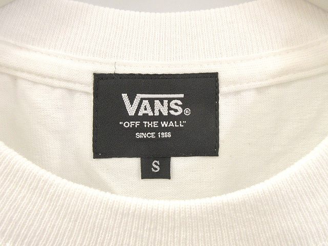 バンズ VANS ×STANDARD CALIFORNIA ファクトリー ロゴ ロングスリーブ Tシャツ VANS-19AW-LST ホワイト S_画像3