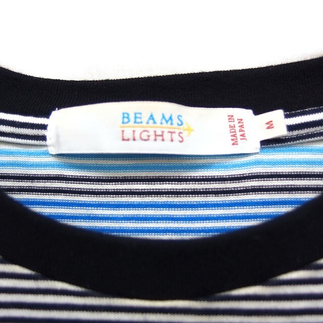  Beams laitsuBEAMS Lights border T-shirt cut and sewn ound-necked cotton cotton M multicolor /FT43 men's 