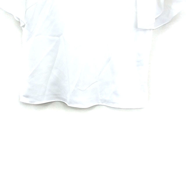 アプワイザーリッシェ Apuweiser-riche ブラウス シャツ 半袖 シンプル 2 ホワイト 白 /KT32 レディース_画像5
