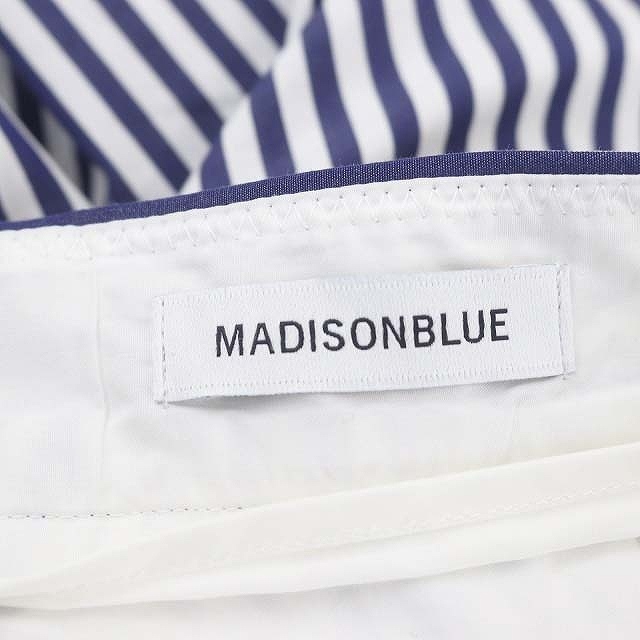  Madison голубой MADISONBLUE MACARTHUR PT STRIPE брюки распорка полоса 00 синий белый голубой белый /DF #OS женский 