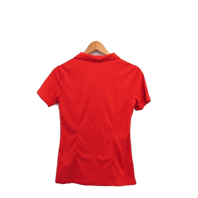 イマージュ iMAGE カットソー Tシャツ 半袖 ハーフボタン シンプル L オレンジ 橙色 /KT2 レディース_画像2