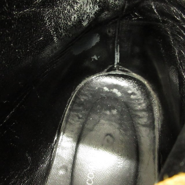コムデギャルソンオム COMME des GARCONS HOMME レースアップ ブーツ シューズ 靴 レザー ウイングチップ 25.5cm 黒 ブラック メンズ_画像7