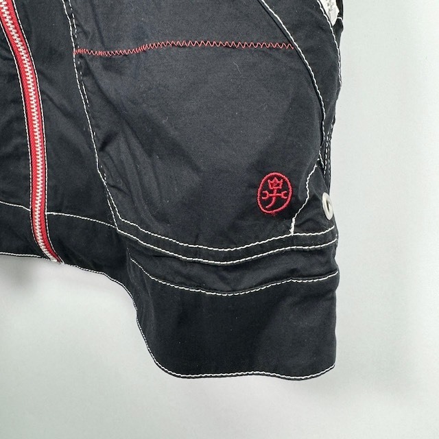 カステルバジャック CASTELBAJAC ジャケット ゴルフ 半袖 フード付き 黒 ブラック 3 レディース_画像3