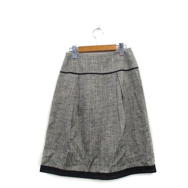  Natural Beauty Basic NATURAL BEAUTY BASIC flair skirt Mini gya The - cotton XS gray ash /KT21 lady's 