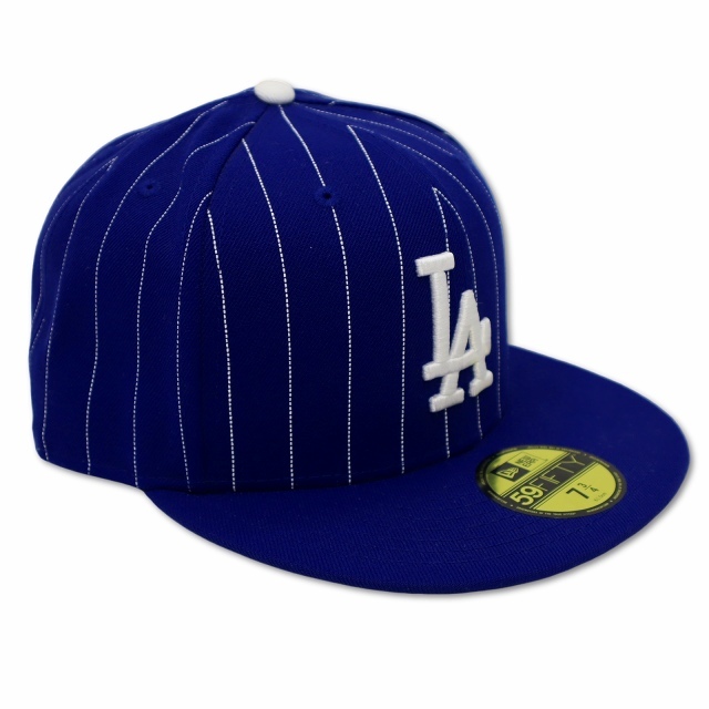 ニューエラ NEW ERA 59FIFTY Pinstripe ピンストライプ ロサンゼルス・ドジャース ベースボールキャップ 野球帽 帽子 7 3/4(61.5cm) メンズ_画像2