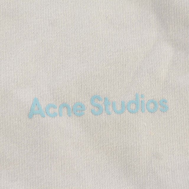 アクネ ストゥディオズ Acne Studios ワンピース 半袖 Tシャツワンピース ヒザ下 ロゴ S 水色 ライトブルー_画像5