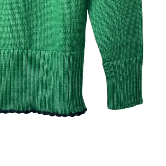 未使用品 メゾンマルジェラ 10 Maison Margiela 10 21AW ボートネック ニット Knitwear XL S050-MM MALE RTW AVP XL 緑 グリーン S50GP0257_画像5