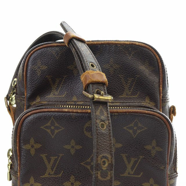 ルイヴィトン LOUIS VUITTON モノグラム アマゾン ショルダーバッグ 茶色 ブラウン M45236 /SR5 ■OH レディース_画像3