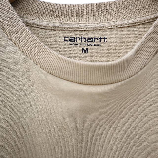 カーハート carhartt S/S AMERICAN SCRIPT T SHIRT ショートスリーブ アメリカン スクリプト Tシャツ M BEIGE ベージュ メンズ_画像3