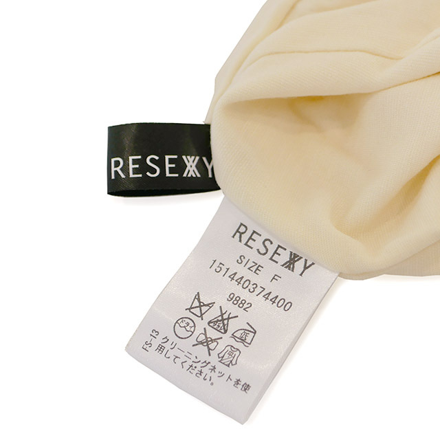 リゼクシー RESEXXY タンクトップ トップス ノースリーブ スタッズ ビジュー 装飾 刺繍 イエロー 黄色 /AG レディース_画像6