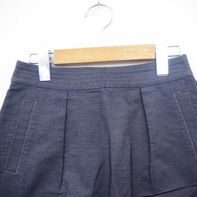  Reflect Reflect skirt bottoms pcs shape Denim simple knee height 7 navy navy blue /MT15 lady's 