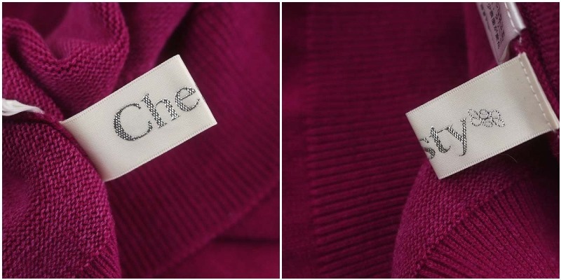 チェスティ Chesty ビジュー装飾モックネックニット セーター 長袖 F 紫 パープル /HK ■OS ■SH レディース_画像3
