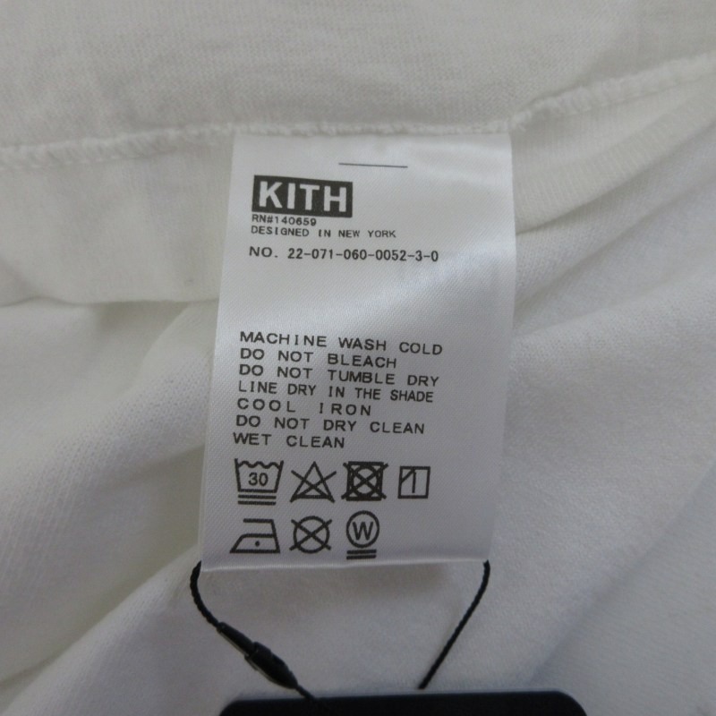 未使用品 キスニューヨークシティ KITH NYC タグ付き 90s ゲリラヴィンテージシリーズ WASHINGTON D.C Tシャツ カットソー 半袖 白 F_画像8