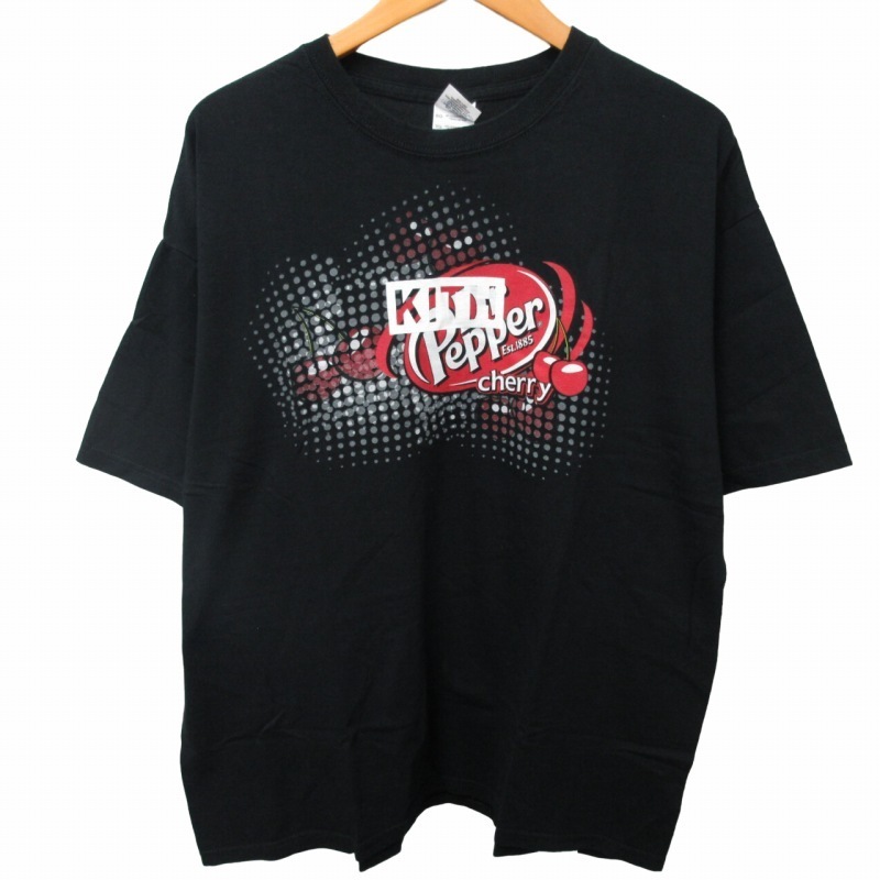 未使用品 キスニューヨークシティ KITH NYC タグ付き ゲリラヴィンテージシリーズ ドクターペッパー GILDAN Tシャツ カットソー 半袖 黒 XL_画像1